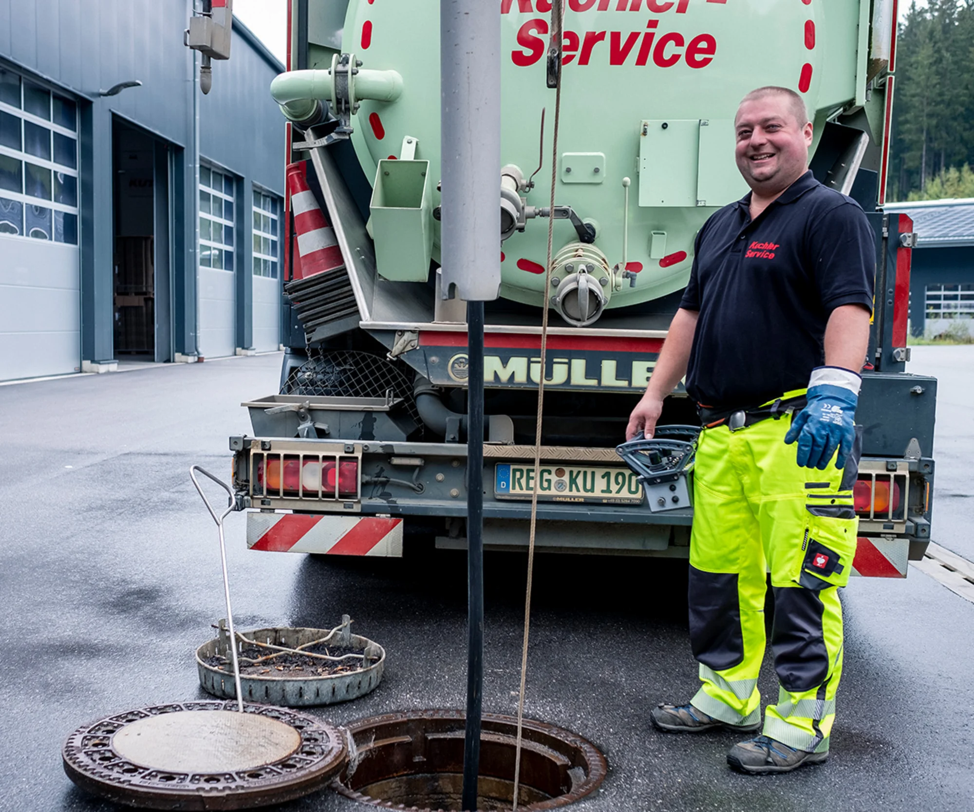 Ablauf bei Kanalreinigung und Rohrreinigung